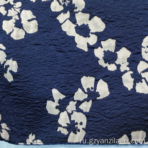 Синий Белый Цветок Джинсовая Необычная Ткань Jacauqrd